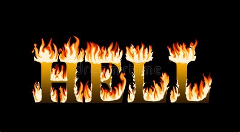 word war engulfed  flames  infernal background stock illustration