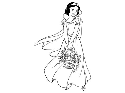 Snow White Boasts Her Charming Dress Free Hd Printable Activities