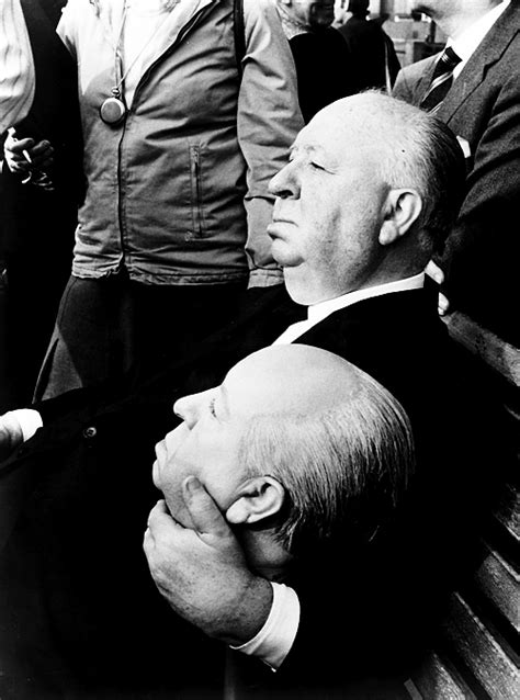 Alfred Hitchcock On The Set Of Frenzy 1972 ~ Vintage Everyday