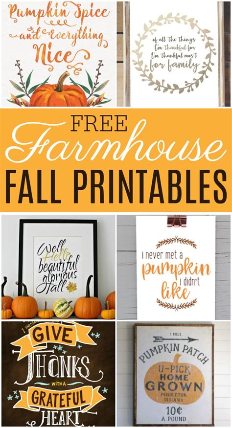 farmhouse fall printables todays creative ideas