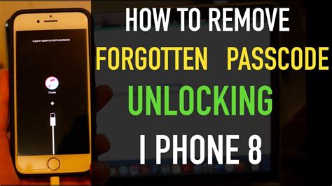 remove forgotten passcode  iphone  unlock restore