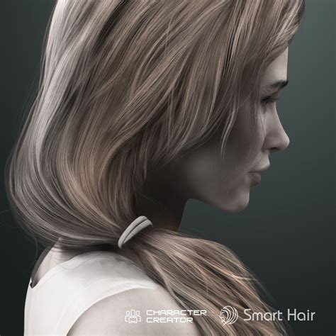 artstation  realistic hairs   characters