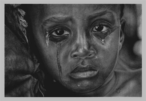 Black Life Sold Hyper Realistic Pencil Drawing Drawing