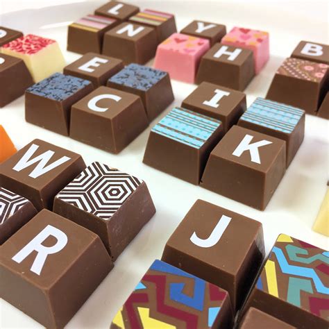 personalised chocolate squares favours  cocoapod chocolates