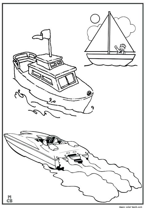 fishing boat coloring pages  getdrawings