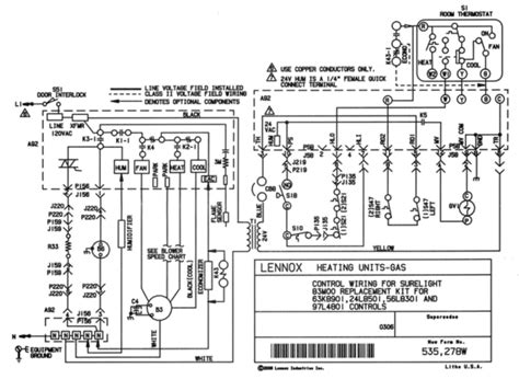 lennox electric furnace wiring diagram