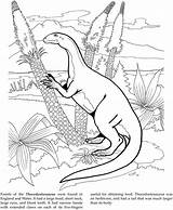 Coloring Dover Dinosaur sketch template