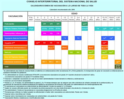 espana tendra calendario de vacunacion comun en