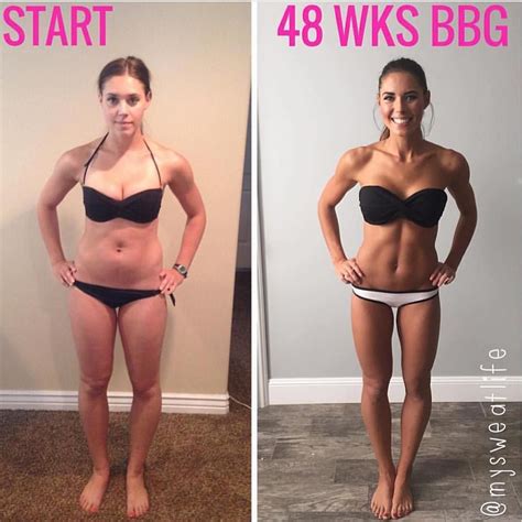 Omg Amazing Before After Results By Kayla Itsines And