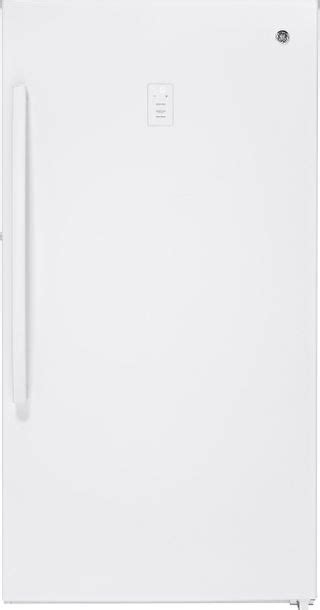 Ge® 14 1 Cu Ft White Upright Freezer Fuf14smrww Dons Appliances