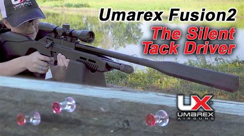 umarex fusion  silent tack driving  shot  pellet rifle airgun youtube
