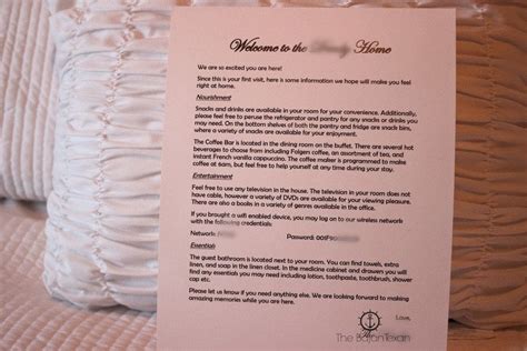 ways  prepare  overnight guests   letter printable