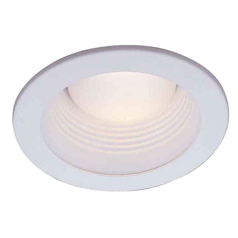 commercial electric   white recessed baffle trim hbrlwh  home depot