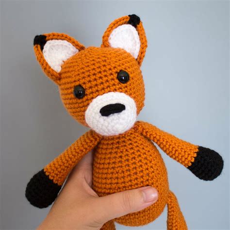 crochet fox pattern thefriendlyredfoxcom