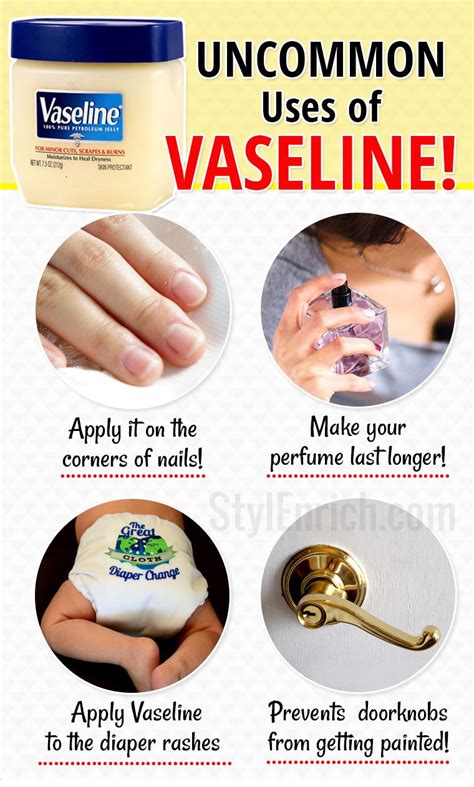 Great Uncommon Uses Of Vaseline Did You Know