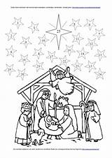 Kerstverhaal Kleurplaat Kerst Kleurplaten Kinderbijbel Werkboek Diepere Kerstmis Bord sketch template