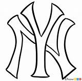 Yankees York Draw Baseball Logos Easy Step Learn Webmaster обновлено автором November sketch template