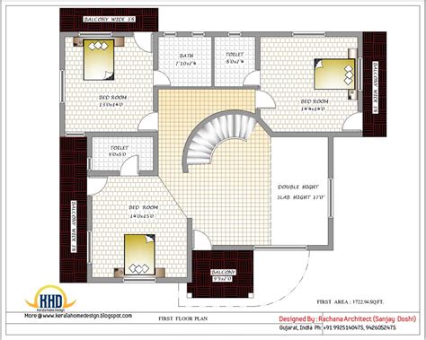 india residence design  home plans  sqft kerala house design idea
