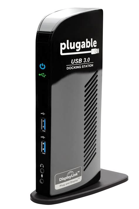 plugable usb  universal laptop docking station dual monitor  windows  mac dual video