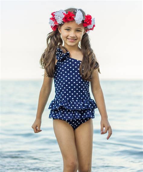 Another Great Find On Zulily Navy Polka Dot Ruffle Asymmetrical