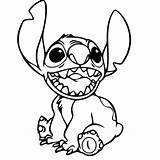 Stitch Lilo Decal Disney Coloring Vinyl Pages Smiling Decals Cricut Cartoon Nursery Crafts Printable Characters Car Sitting Visit Big Drawing sketch template