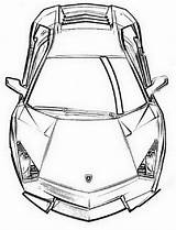 Lamborghini Coloring Pages Print sketch template