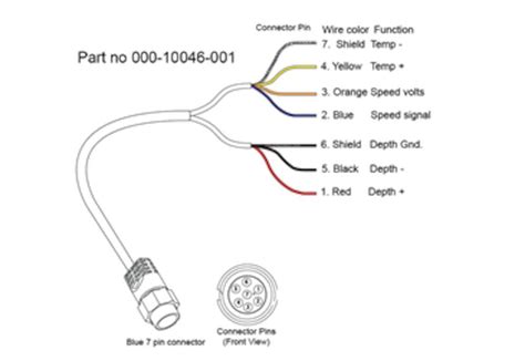 transducer  pin adaptor hdsnsebroadband sounder module accessory simrad