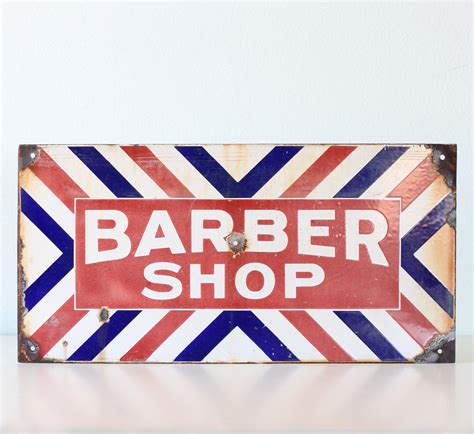 Vintage Barber Shop Sign