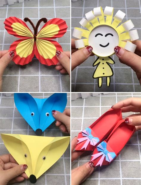 super cool paper crafts  kids easy paper craft ideas kids