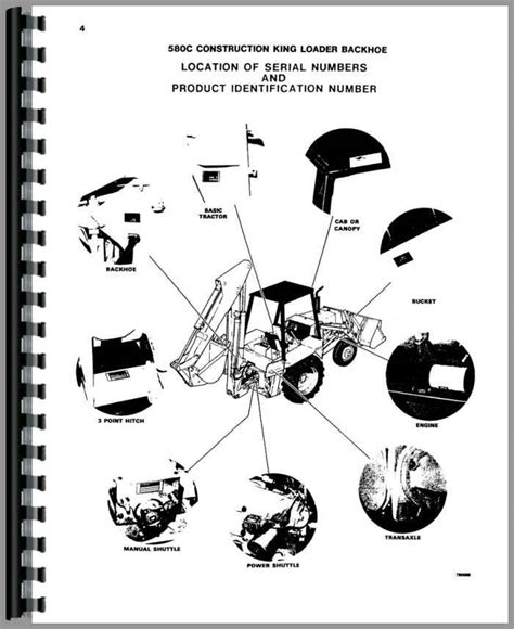 case  tractor loader backhoe parts manual
