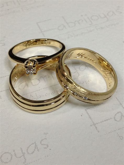fotos de anillos de matrimonio  quilates anillos pareja de compromiso  boda de oro