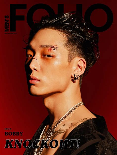 Ikon S Bobby Shows Off His Strong Aura In Men S Folio Shoots And