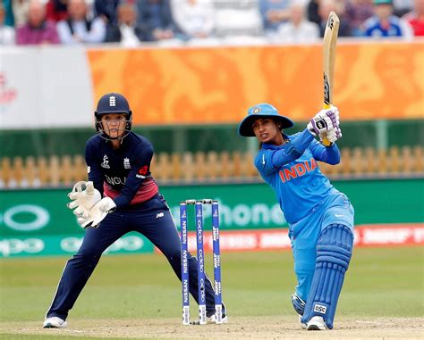 india beats england in the 2017 icc women s cricket world cup first