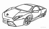 Lamborghini Coloring Pages sketch template