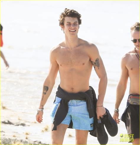 Shawn Mendes Strips Shirtless For A Day At The Beach Photo 4382431