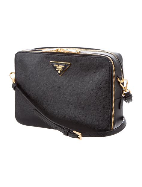 prada saffiano lux large zip crossbody bag handbags pra