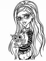 Monster High Coloring Pages Yelps Ghoulia Dolls Rzr Wishes Getdrawings Color Printable Getcolorings Drawing Library Clipart Choose Board Colorings sketch template