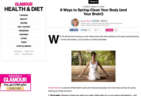 8 Ways To Spring Clean Your Body And Your Brain
