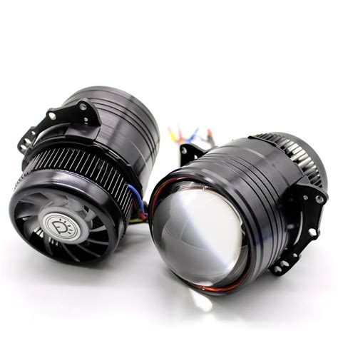 car bi led projector headlights retrofit bi led lens