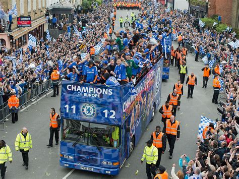 chelsea bus parade premier league champions will showcase