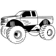 big printable hot wheels coloring monster truck coloring pages