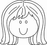Coloring Pages Hair Getcolorings Head sketch template