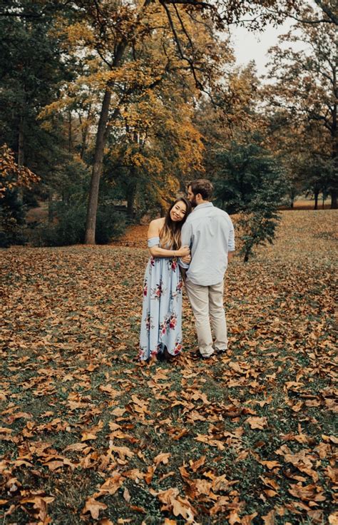 fall leaves engagement shoot popsugar love and sex photo 18