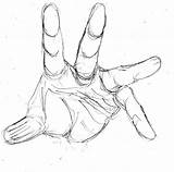 Hands Reaching Sketches Hand Sketch Drawing Something Coloring Template Templates sketch template