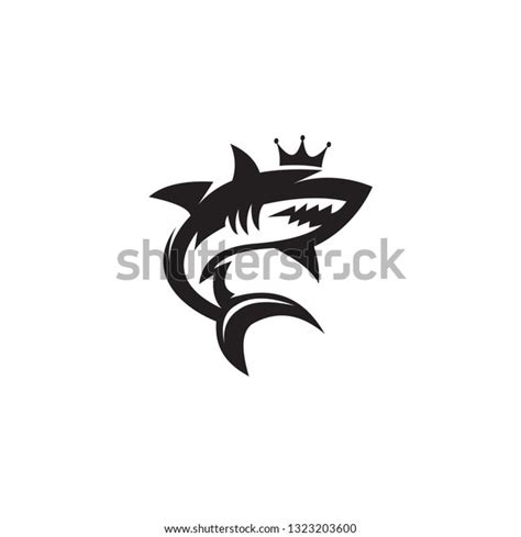 shark crown stock vector royalty   shutterstock