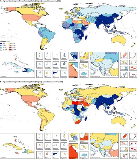 global regional and national prevalence of overweight and obesity in
