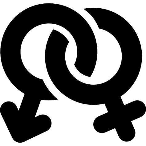 masculino y femenino iconos gratis de formas