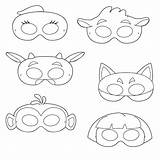 Printable Masks Mask Monkey Coloring Exploring Etsy Kids Cartoon Dora Print Cow Paper Zoom Click Fox Girls Choose Board sketch template