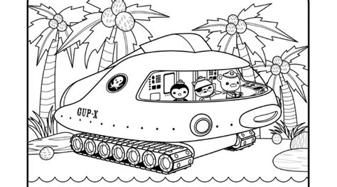 gup  coloring page printable nickelodeon coloring pages  kids