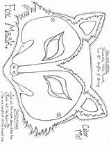Printable Lobo Maske Felt Mascara Masken Mascaras Máscara Antifaz Hamster Fuchs Renard Bowser Colouring Feroz Tiermasken Masque Zorro Tail Infantiles sketch template